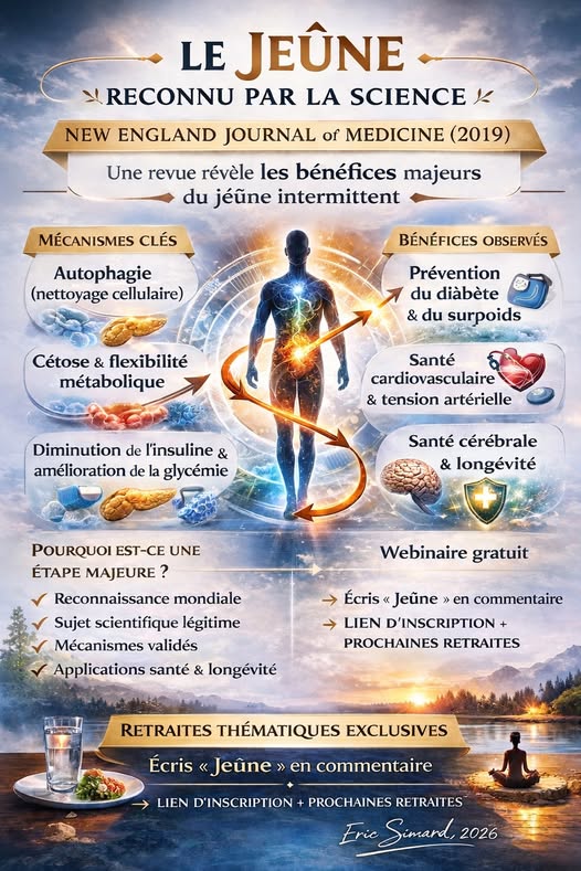 Excellent texte du chercheur Eric Simard Perso à propos du jeûne intermittent!