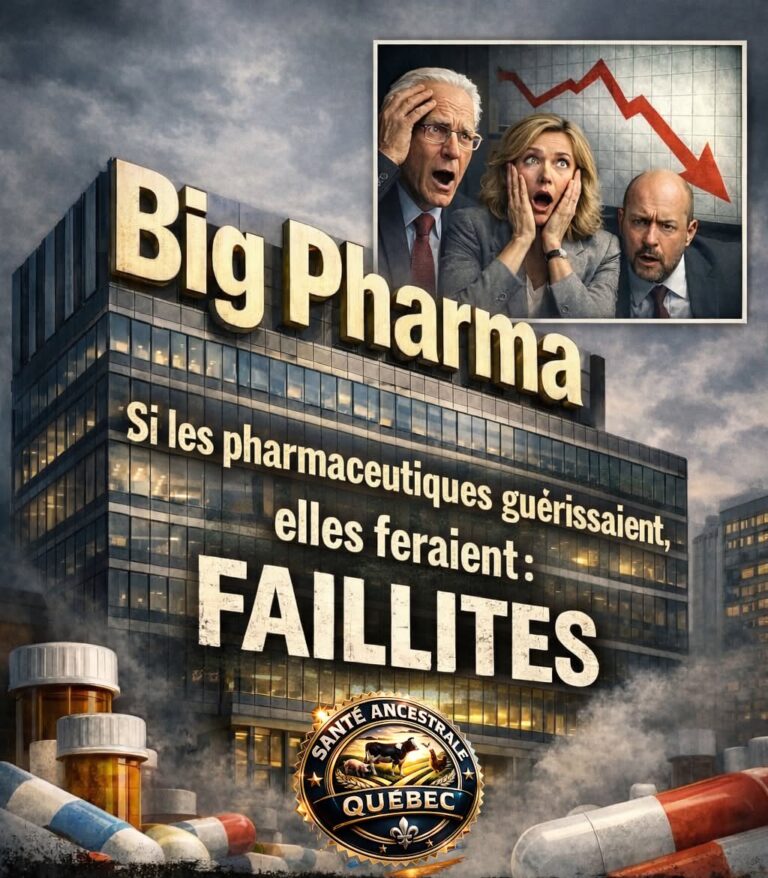 Si les pharmaceutiques guérissaient, elles feraient faillite! 🔥
