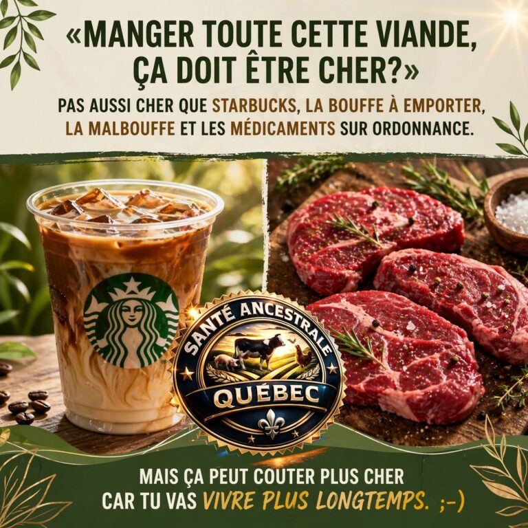 « Ça coûte cher de manger de la viande. »