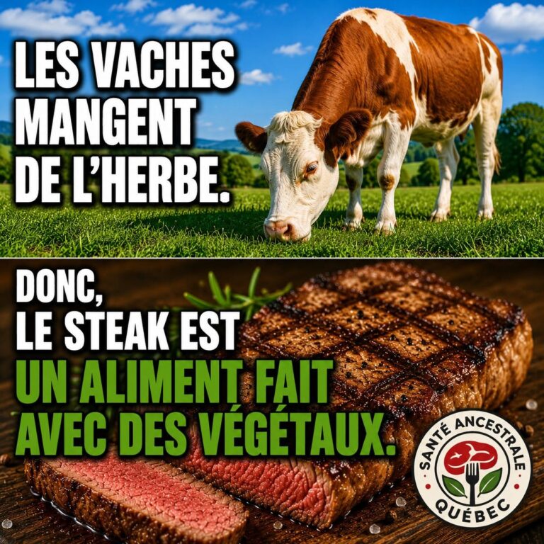 Tiens, finalement, je suis rendu végé, non? 🤣