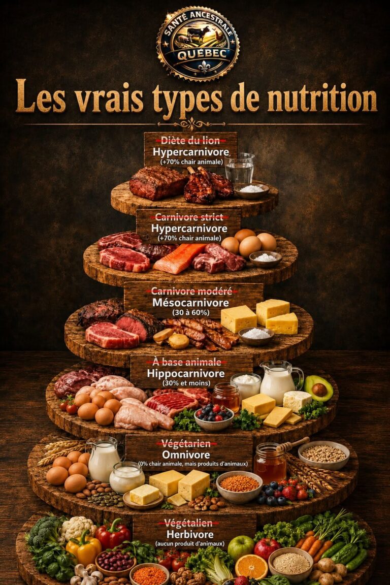 LES « VRAIS » TYPES DE NUTRITION